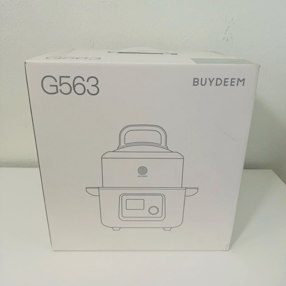 Buydeem G563-G501 Stainless Steel Electric Food Steamer in Mint Green Box NWOT